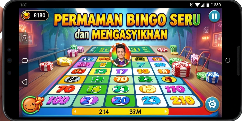 Tampilan screenshot utama 8180 menunjukkan gameplay Bingo yang menyenangkan.