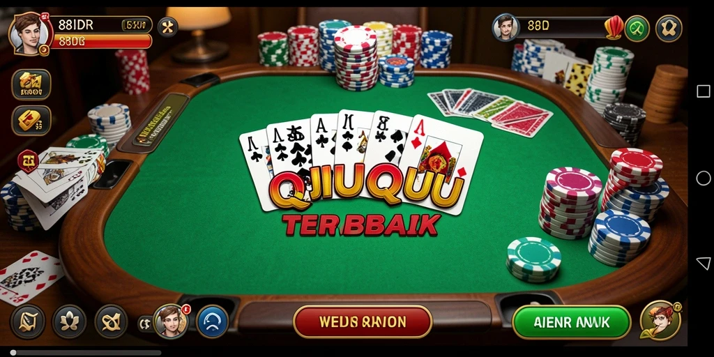 Tampilan gameplay seru dari 88IDR yang penuh strategi QiuQiu.