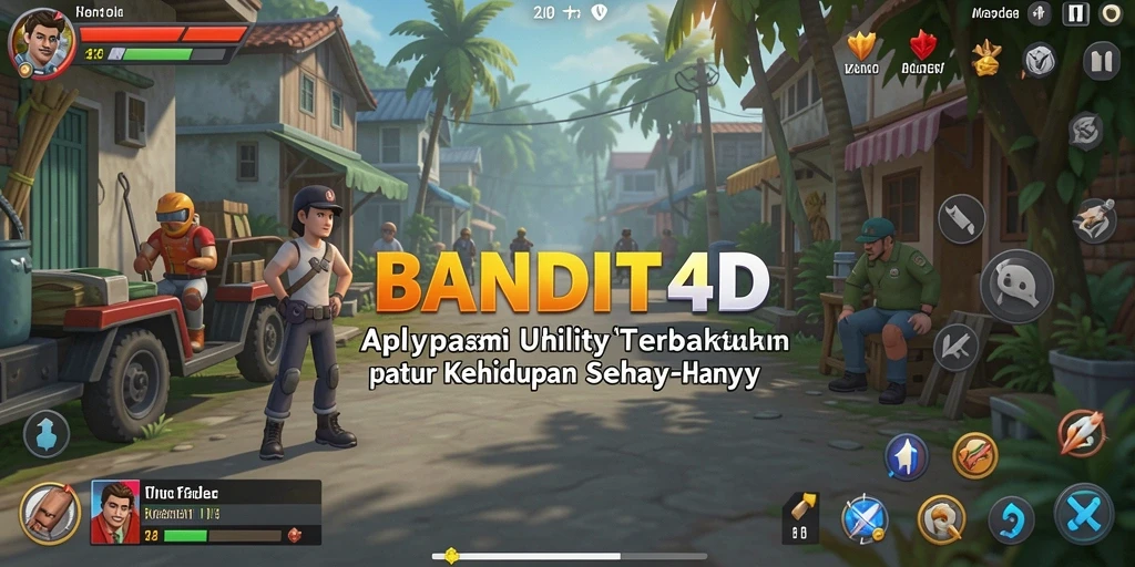 Tampilan utama BANDIT4D dengan fitur pengingat dan analisis yang intuitif.