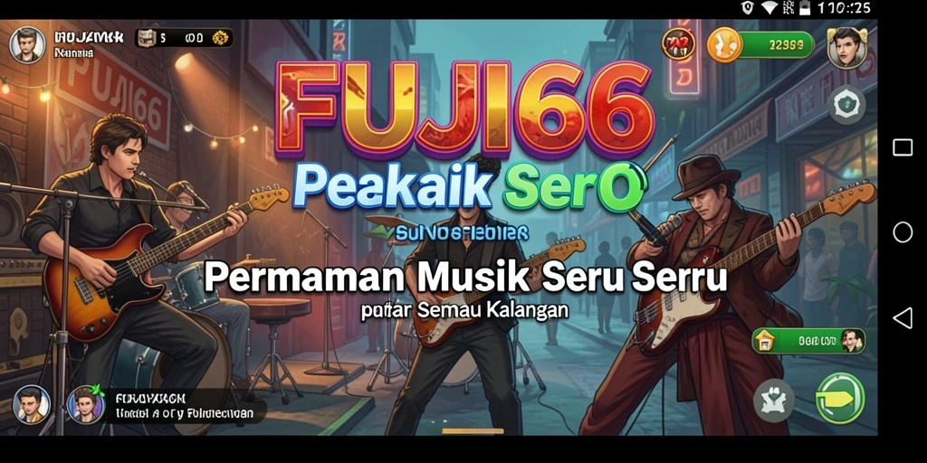 Screenshot dari gameplay <strong>FUJI66</strong> yang menampilkan pengalaman musik yang seru.