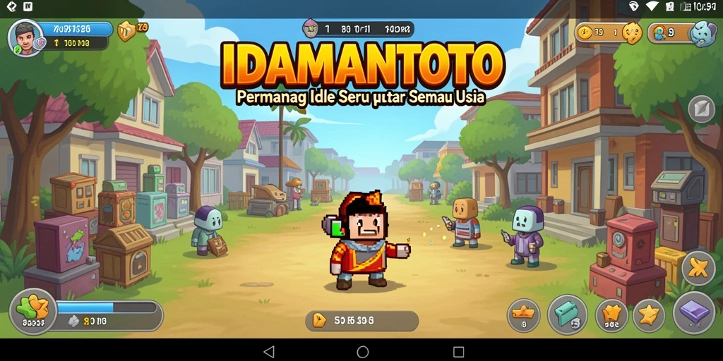 Tampilan gameplay IDAMANTOTO yang menarik dan menyenangkan.