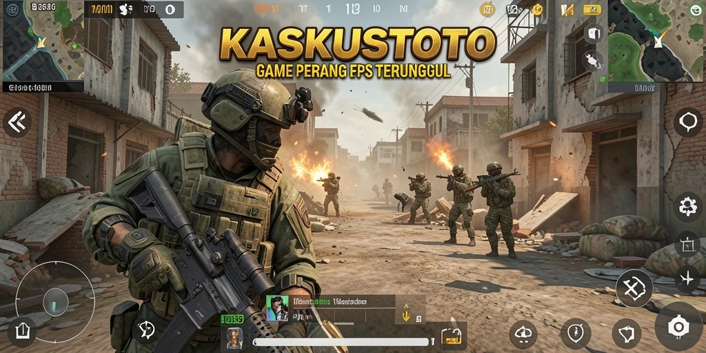 Gameplay seru dalam KASKUSTOTO dengan aksi tembak-menembak.