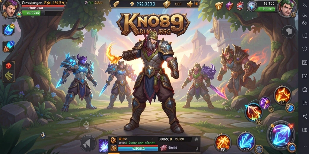 Tampilan menarik dari gameplay ARPG KNO89 yang penuh aksi dan petualangan.